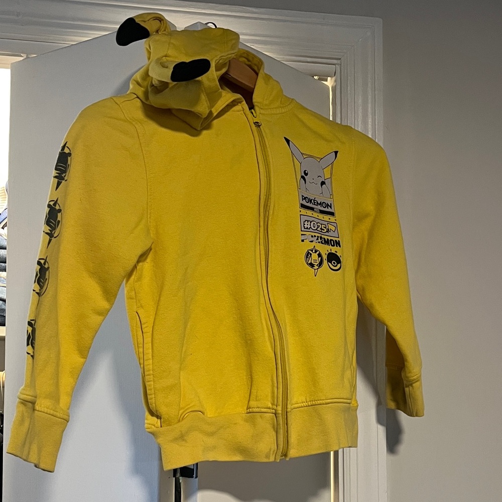 Yellow Pokémon Kids Jacket